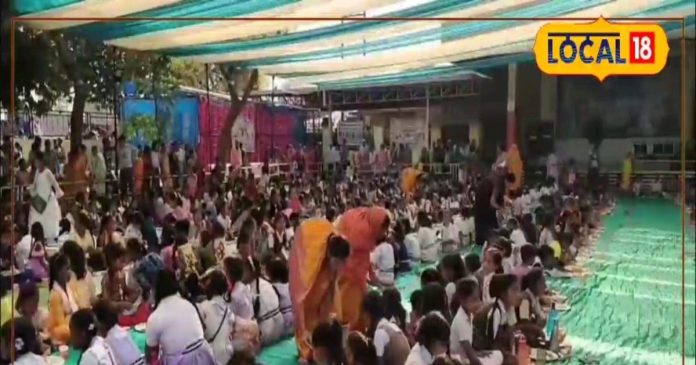 बालोद के गंगा मइया मंदिर में नवमी पर कराया गया