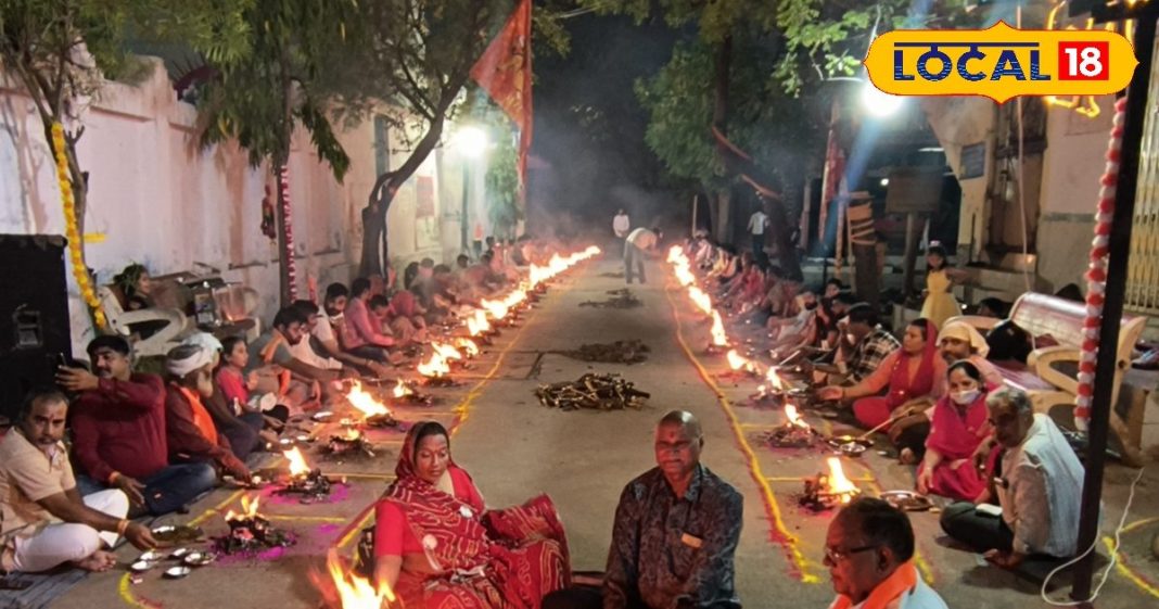 रामनवमी के मौके पर राजस्थान के इस श्मशान में हुआ 151 कुंडीय महायज्ञ, मंत्रों के साथ दी गई आहुतियां