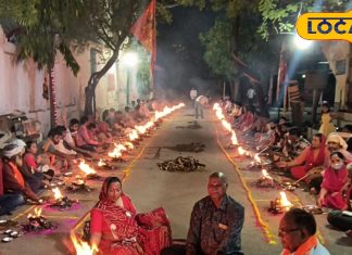 रामनवमी के मौके पर राजस्थान के इस श्मशान में हुआ 151 कुंडीय महायज्ञ, मंत्रों के साथ दी गई आहुतियां