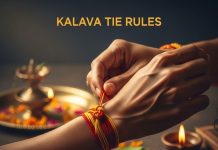 Kalava significance। कलावा बांधने के नियम