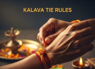Kalava significance। कलावा बांधने के नियम