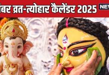 September Vrat Tyohar List 2025 | सितंबर 2025 के व्रत और त्योहार का कैलेंडर