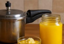 How to make desi ghee in pressure cooker । देसी घी बनाने का आसान तरीका प्रेशर कुकर में सिर्फ 10 मिनट में