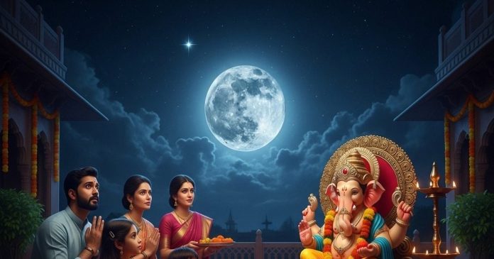 Why should you avoid looking at Moon on Ganesh Chaturthi