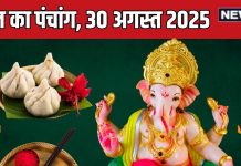 aaj ka panchang 30 august 2025 today panchang hindi santan saptami muhurat shaniwar puja tripushkar yoga | आज का पंचांग, 30 अगस्त 2025 शुभ मुहूर्त