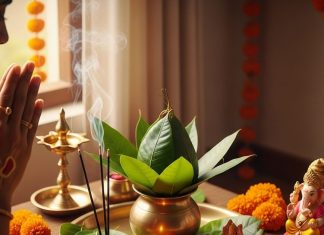 Shami Patra offering। शमी पत्र पूजन