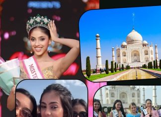 मिस टीन अर्थ 2025 फाइनलिस्ट ने ताजमहल का दौरा किया.