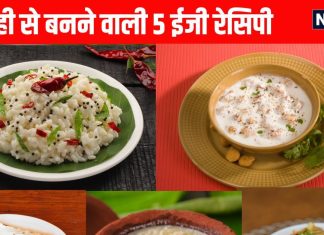5 easy recipes made from curd । दही से बनाएं 5 आसान रेसिपी: सन्नाटा रायता, दही तड़का, चुकौनी, दही टोस्ट, कर्ड राइस
