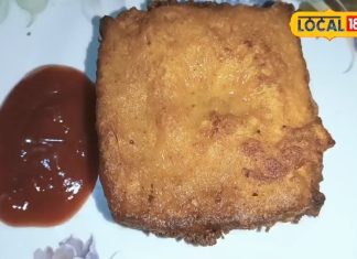 Bread Pakoda Recipe without Onion Garlic for Durga Puja