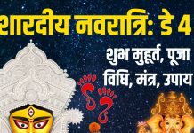 Navratri 2025 day 4 live updates shubh muhurat mantra puja Vidhi aarti upay bhadra samay | शारदीय नवरात्रि का चौथा दिन, आज भी मां चंद्रघंटा की पूजा, विनायक चतुर्थी, जानें मुहूर्त, मंत्र, आरती, भद्रा