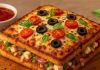 Square pizza base sandwich recipe । चीज पिज़्ज़ा सैंडविच रेसिपी