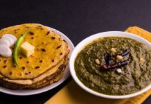 पंजाबी सरसों का साग और मक्के की रोटी रेसिपी सर्दियों के लिए.