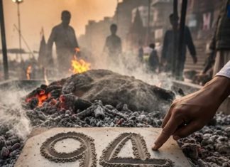 Why is number 94 written on dead bodies ashes after cremation on manikarnika ghat in Kashi | काशी में मरने वाले व्यक्ति की अस्थियों पर क्यों लिख देते हैं 94 अंक, क्या है इसका अर्थ, शायद ही किसी को पता हो