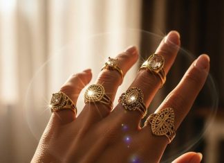 Wearing gold rings। किस उंगली में पहनें सोना