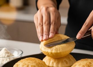 Oil-free puri recipe। फूली पूड़ी बनाने की विधि