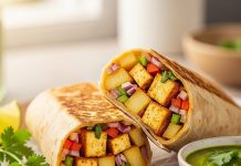 Easy Indian breakfast recipe। आसान ब्रेकफास्ट रेसिपी टोफू आलू रैप