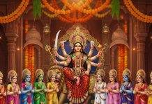 Navratri Colours 2025। नवरात्रि के 9 दिन के शुभ रंग