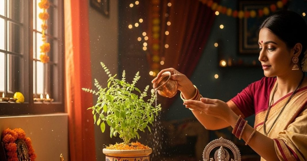 Navratri 2025 Tulsi Remedy। नवरात्रि में तुलसी का पौधा किस दिशा में रखें