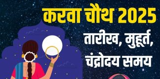 karwa chauth 2025 kab hai | karwa chauth 2025 date shubh muhurat moonrise time | करवा चौथ कब है? जानें तारीख, मुहूर्त, चंद्रोदय समय