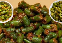 how to make spicy green chili pickle in 10 minutes । हरी मिर्च का अचार रेसिपी बिना सिरका और धूप के