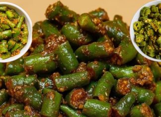 how to make spicy green chili pickle in 10 minutes । हरी मिर्च का अचार रेसिपी बिना सिरका और धूप के