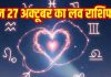 Love horoscope today 27 October 2025 Aaj ka love Rashifal | आज का लव राशिफल, 27 अक्टूबर 2025