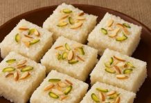 मावा और नारियल की मिठाई रेसिपी भाई दूज के लिए आसान तरीका.