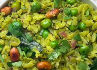 हरियाली पोहा रेसिपी: सर्दियों के लिए हेल्दी और स्वादिष्ट नाश्ता.