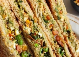 ड्राई फ्रूट्स सेंडविच रेसिपी बच्चों के टिफिन और हेल्दी स्नैक के लिए.