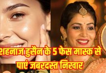 DIY homemade masks by Shahnaz Husain: शहनाज हुसैन के 5 DIY फेस मास्क, करवाचौथ पर दूर से दमकेगी स्किन