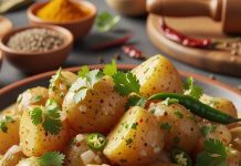 how to make buttermilk potato curry at home mathe ke aloo recipe । मट्ठे के आलू रेसिपी