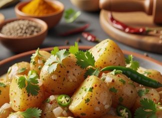 how to make buttermilk potato curry at home mathe ke aloo recipe । मट्ठे के आलू रेसिपी