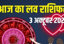 aaj ka love rashifal 3 October 2025 | friday today relationship horoscope mesh to meen rashi | आज का लव राशिफल, 3 अक्टूबर 2025