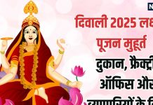 diwali 2025 laxmi puja muhurat time for office dukan factory karkhane | दिवाली पर दुकान, कारखाने, फ्रैक्ट्री और ऑफिस में लक्ष्मी पूजन का शुभ मुहूर्त जानें