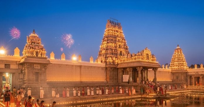 diwali festival kamakshi amman temple | kamakshi amman temple kanchipuram