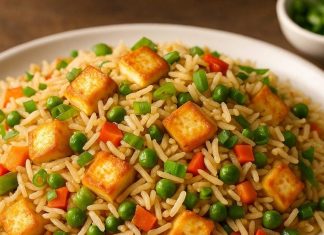 How to make paneer fried rice । पनीर फ्राइड राइस रेसिपी घर पर बनाने का आसान तरीका