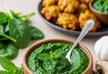 Spinach Mint Chutney Recipe। पालक पुदीना की चटनी घर पर कैसे बनाएं