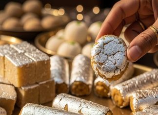 Kaju Katli silver leaf Edible silver for sweets। मिठाई पर लगी वर्क शाकाहारी होती है या मांसाहारी