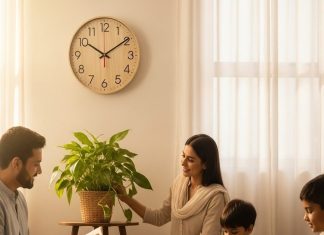 vastu clock direction। वास्तु अनुसार घड़ी लगाने के नियम