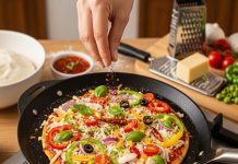 homemade pizza without oven। घर पर बिना ओवन के पिज़्ज़ा बनाने की विधि