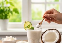 Coconut milk shake recipe। घर पर बनाएं क्रीमी नारियल शेक रेसिपी