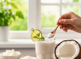 Coconut milk shake recipe। घर पर बनाएं क्रीमी नारियल शेक रेसिपी