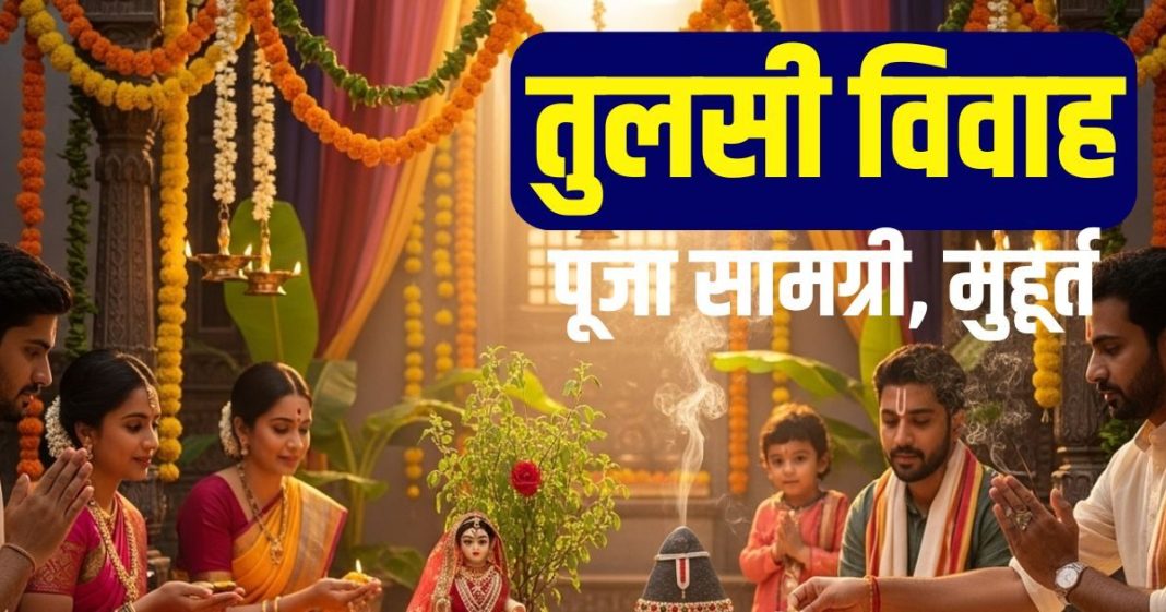 tulsi vivah 2025 puja samagri list | tulsi vivah 2025