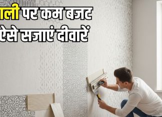 इस दिवाली दीवारों को देना चाहते हैं नया लुक? वो भी कम समय और बजट में, इस चीज के इस्तेमाल से चमकेंगी दीवारें