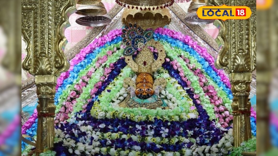 यूरोपीय फूलों से सजा बाबा श्याम का दरबार, 56 भोग