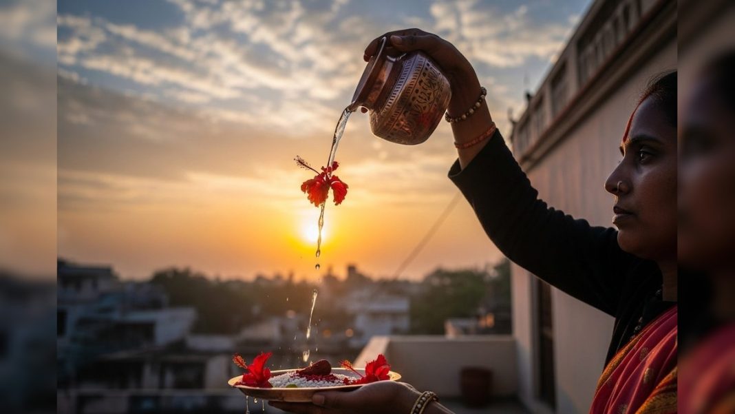 रविवार को जरूर करें सूर्य देव की आरती, जल में