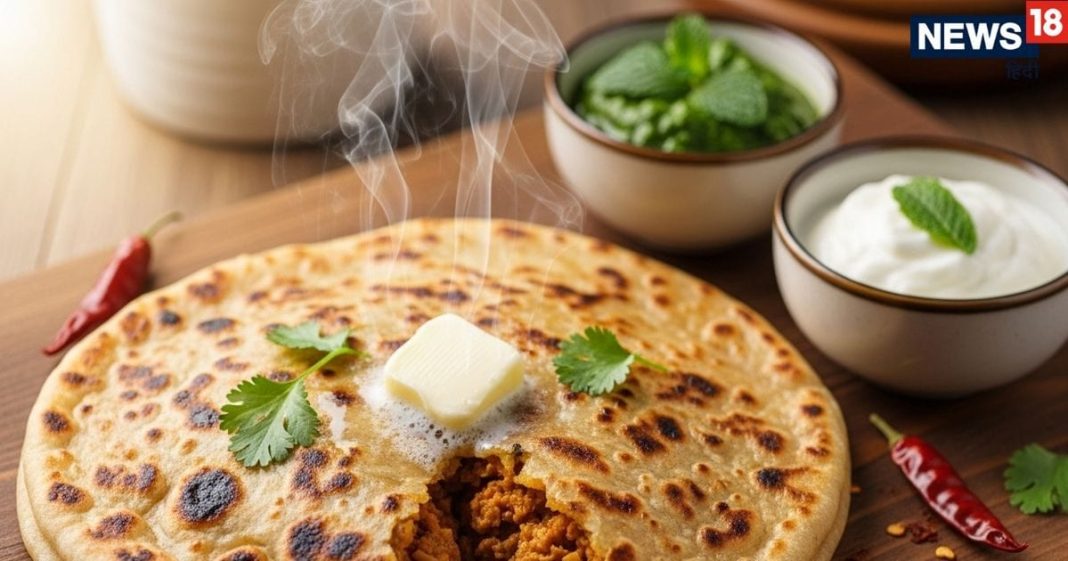 How to cook chicken keema paratha | Simple chicken keema paratha recipe In hindi | टेस्टी चिकन कीमा चीज पराठा रेसिपी