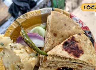 सिर्फ सर्दी में मिलता है गरमा-गर्म स्वादिष्ट सत्तू पराठा, सुबह होते ही खाने वालों का लग जाता है जमावड़ा