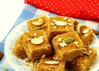 मोहनथाल रेसिपी सर्दियों के लिए बेसन और घी से बनाएं आसान तरीका.