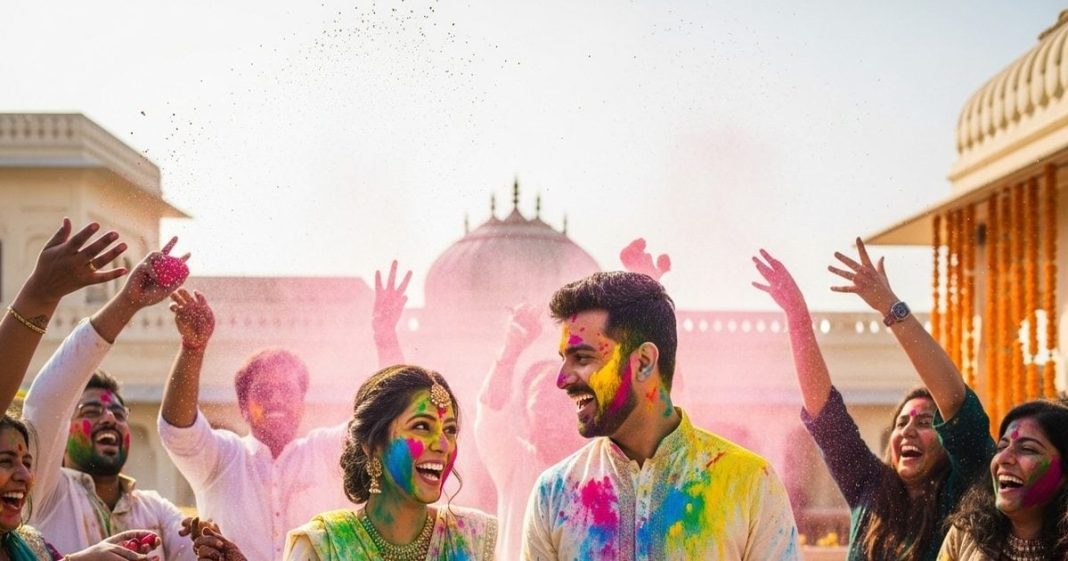 Newlywed Holi tradition। नई दुल्हन की पहली होली